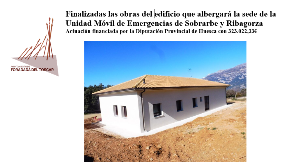 Imagen Finalizadas las obras del edificio que albergará la sede de la Unidad Móvil de Emergencias de Sobrarbe y Ribagorza
