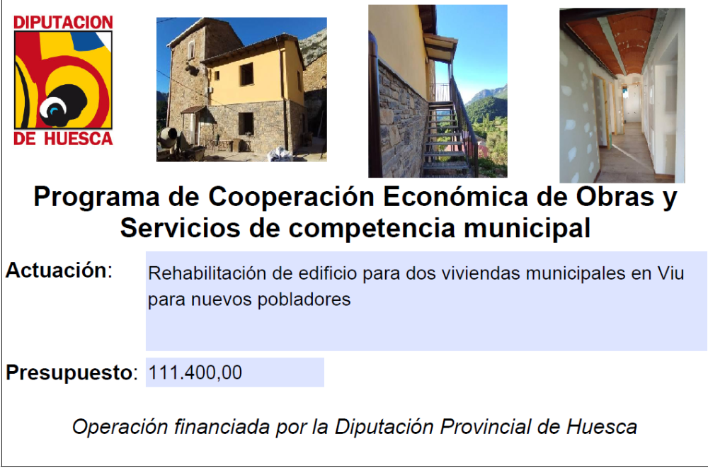 Imagen Obras de rehabilitación de edificio municipal para viviendas