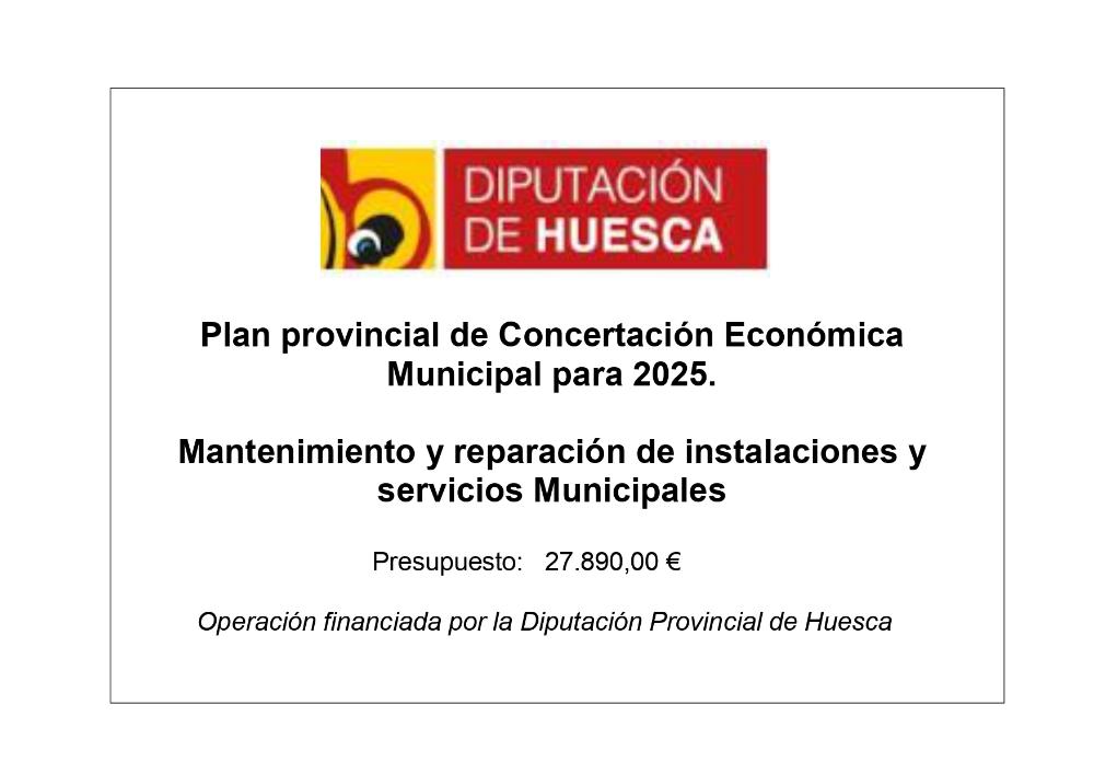 Imagen Subvención del Plan Provincial de Concertación Económica Municipal 2025.