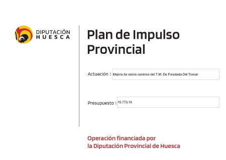 Finalización de las obras de mejora en la red de caminos municipales