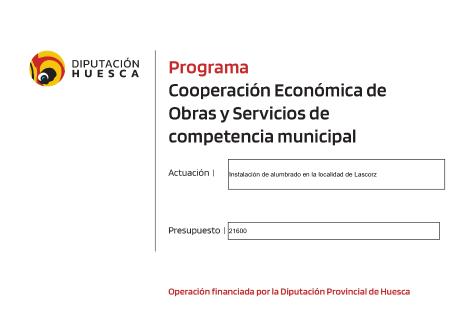 El Ayuntamiento de Foradada del Toscar mejora alumbrado público a la...