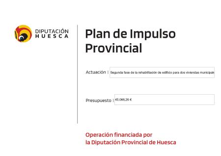 Finalización de las obras, PIP 2025 Segunda fase de la rehabilitación de...