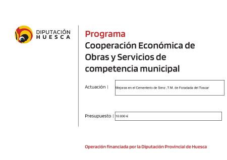 Finalización de las obras de mejora en el cementerio de Senz