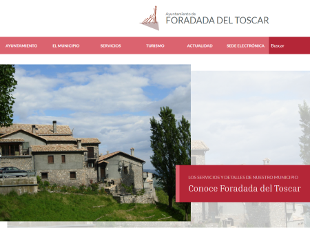 Foradada del Toscar estrena nuevo portal web y app móvil municipal